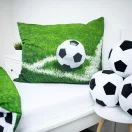 Fußball Ball 3D geformtes Kissen, Dekokissen 41 cm