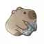 Capybara Drink Dekokissen 35x33 cm