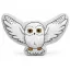 Harry Potter Hedwig Flying geformtes Kissen, Zierkissen 43x30 cm