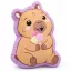 Capybara Baby Dekoratives Formkissen 40 cm