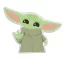 Star Wars Baby Yoda Dekokissen