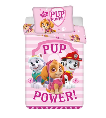 Paw Patrol Pup Power Kinderbettwäsche 100×135cm, 40×60 cm