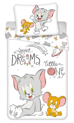 Tom und Jerry Little One Kinder Bettwäsche (klein) 100×135 cm, 40×60 cm