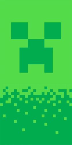 Minecraft Badetuch, Strandtuch Digital Creeper 70*140cm