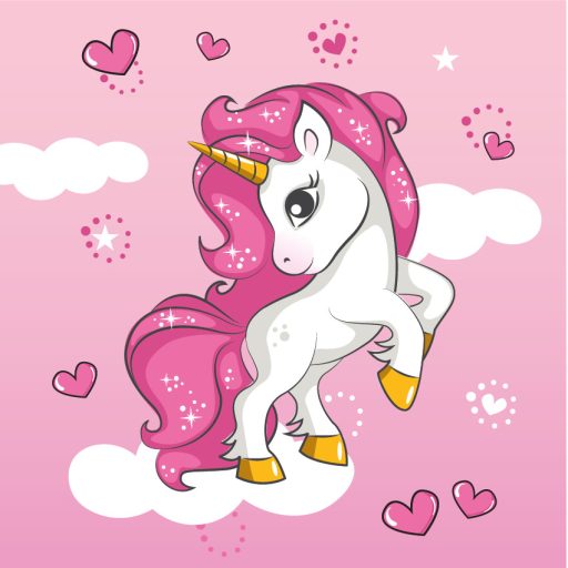 Einhorn Special Handtuch 30x30cm