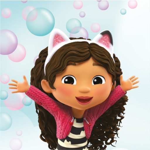 Gabby's Dollhouse Bubbles Handtuch, Gesichtstuch, Handtuch 30x30cm