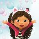 Gabby's Dollhouse Bubbles Handtuch, Gesichtstuch, Handtuch 30x30cm