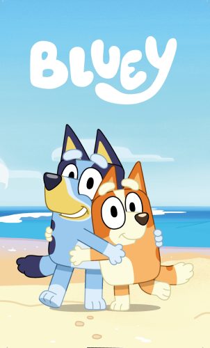 Bluey Cozy Handtuch, Gesichtstuch, Handtuch 30x50cm