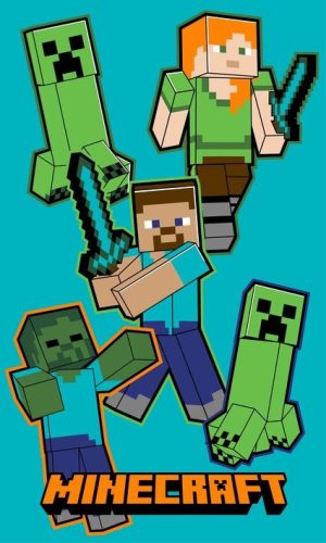Minecraft Crawler Handtuch 30x50cm