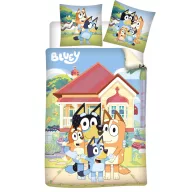   Bluey Neighborhood Kinderbettwäsche für Kindergarten 100×135 cm, 40×60 cm