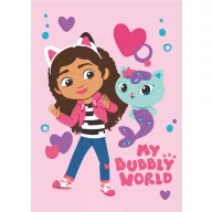 Gabby's Dollhouse Bubbly World Polar Decke 100x150cm