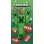 Minecraft TNT Creepers Strandtuch 70x140cm (schnell trocknend)