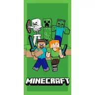   Minecraft Green Attack Badetuch, Strandtuch 70x140cm (Schnelltrocknend)