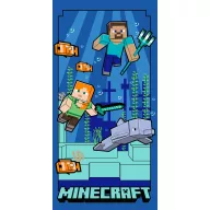   Minecraft Underwater Badetuch, Strandtuch 70x140cm (Fast Dry)