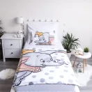 Disney Dumbo Dots Kinderbettwäsche 100×135cm, 40×60 cm