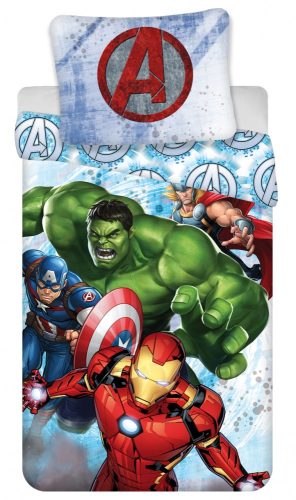 Avengers Heroes Bettwäsche-Set 140×200cm, 70×90 cm