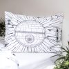 Star Wars Death Star Nachtleuchtende Bettwäsche 140×200cm, 70*90cm