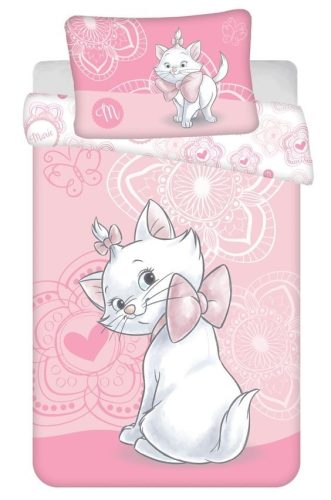 Disney Marie Katze Pink Kinder Bettwäsche (klein) 100×135 cm, 40×60 cm