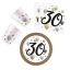 Geburtstag Milestone Happy Birthday 30 Party-Set mit 36 Stück und 23 cm Tellern