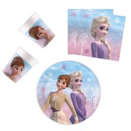   Disney Eiskönigin Wind Party-Set mit 36 Stück, 23 cm Teller
