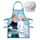 Disney Eiskönigin Royally Cool Weihnachtsschürze und Plastik Essservice Set