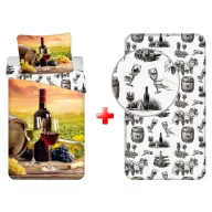 Haut Tasting  Bettwäsche- und Spannbetttuch-Set