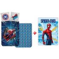 Spiderman Light Kinderbettwäsche- und Polar-Deckenset