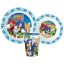 Sonic the Hedgehog Adventure Geschirrset, mikrowellengeeignetes Plastikset, Becher 260 ml