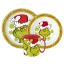 Der Grinch Christmas Mischief Geschirrset, Mikrokunststoffset mit Becher 390 ml