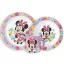 Disney Minnie Spring Geschirrset, Mikroplastik-Set mit Tasse 265 ml