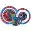 Avengers Army Geschirrset, Mikrowellen-Kunststoff-Set mit Becher 265 ml