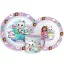 Gabby's Dollhouse Kitty Magic Essgeschirr, Mikrokunststoffset mit Becher 265 ml