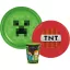 Minecraft TNT Geschirrset, Kunststoffset