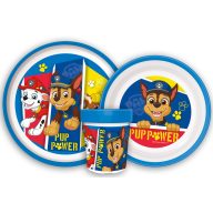   Paw Patrol Pup Power rutschfestes Geschirrset, Mikroplastik-Set