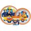 Feuerwehrmann Sam Rescue Mission rutschfester Geschirrset, Mikro-Kunststoff-Set