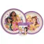 Disney Prinzessin Courageous Heart rutschfestes Geschirrset, Mikro-Kunststoffset