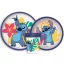 Disney Lilo und Stitch Palm rutschfestes Tischgeschirr-Set, Mikro-Kunststoff-Set