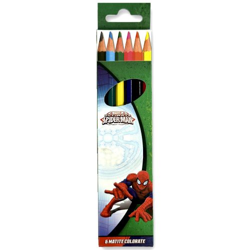 Spiderman Farbe Bleistift 6 Stück