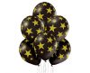 Black Star Ballon, 6 Stück, 30cm (12Zoll)