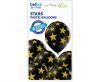 Farbe Black Star, Stern Ballon, Luftballon Set 6 Stk 30 cm (12 Zoll)