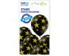 Black Star Ballon, 6 Stück, 30cm (12Zoll)