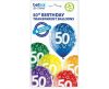 Colorful Happy Birthday 50 Ballon, Luftballon 6 Stück 12 inch (30cm)