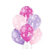   Baby Baby Girl Rosa Mädchen Ballon Set, 6 Stück 12 Zoll (30cm)