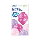 Baby Baby Girl Rosa Mädchen Ballon Set, 6 Stück 12 Zoll (30cm)
