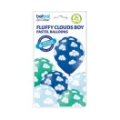 Baby Fluffy Clouds Boy, Ballonsatz, 6 Stück, 12 Zoll (30 cm)