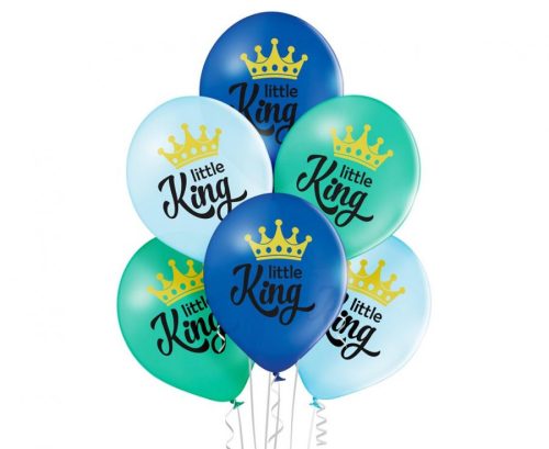 Geburtstag Little King Ballon, 6 Stk 12 Zoll (30cm)