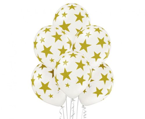 White Star Ballon, 6 Stück, 30cm (12Zoll)