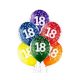 Colorful Happy Birthday 18 Ballon, Luftballon 6 Stück 12 inch (30cm)