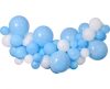 Blau Baby blue Ballon, Luftballon Girlande Set 65 Stück
