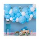 Baby Baby Blue Blaues Ballon-Girlandenset, 65 Stk.